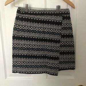 LOFT faux wrap skirt